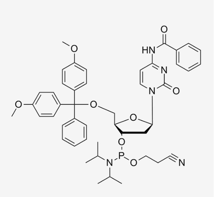 ODM 5-Me--DC (Bz) -CE-الفوسفوراميديت DNA تركيب C42H52N5O8P CAS 105931-57-5