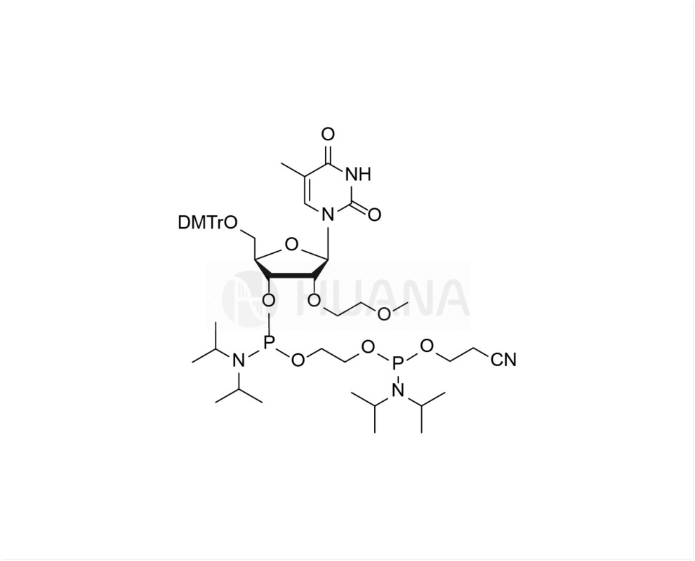 5'-O-DMT-2'-O-MOE-rT-3'- ((2-cyanoethoxy) ((diisopropylamino) phosphoramidite) - ethyl-diisopropylphosphoramidite